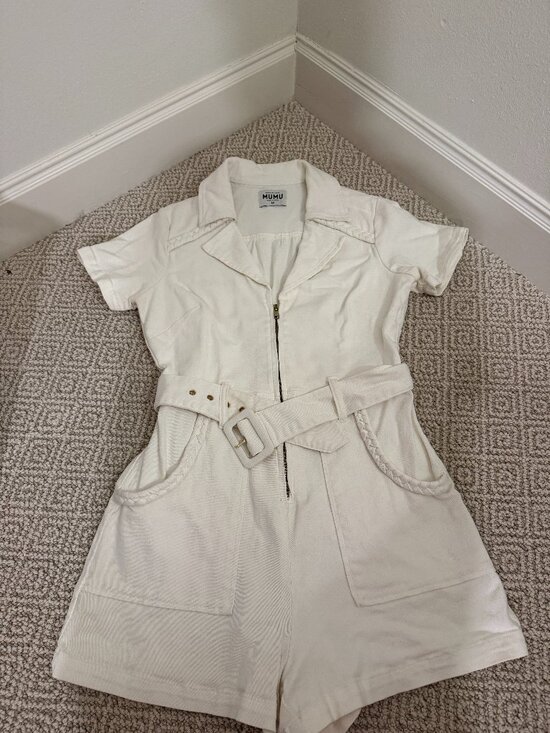 Show Me Your MuMu Pants - Show me your mumu white romper